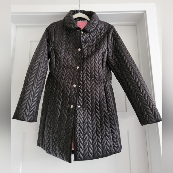 kate spade Jackets & Blazers - Kate Spade Black Quilted Jacket Size XS